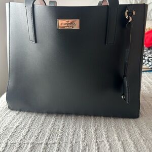 Kate Spade Black Tote with Gold Accents